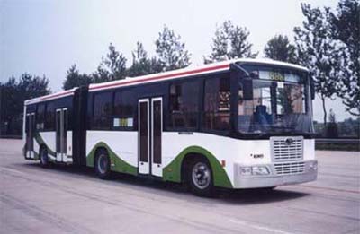 京华铰接式城市客车 bk6141lng