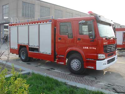 天河化学洗消消防车 llx5153txfhx25h