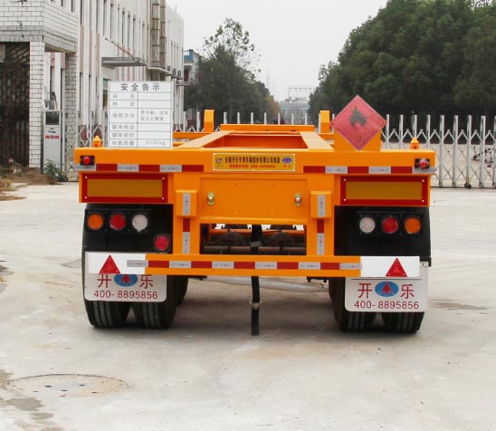 开乐危险品罐箱骨架运输半挂车 akl9358twy