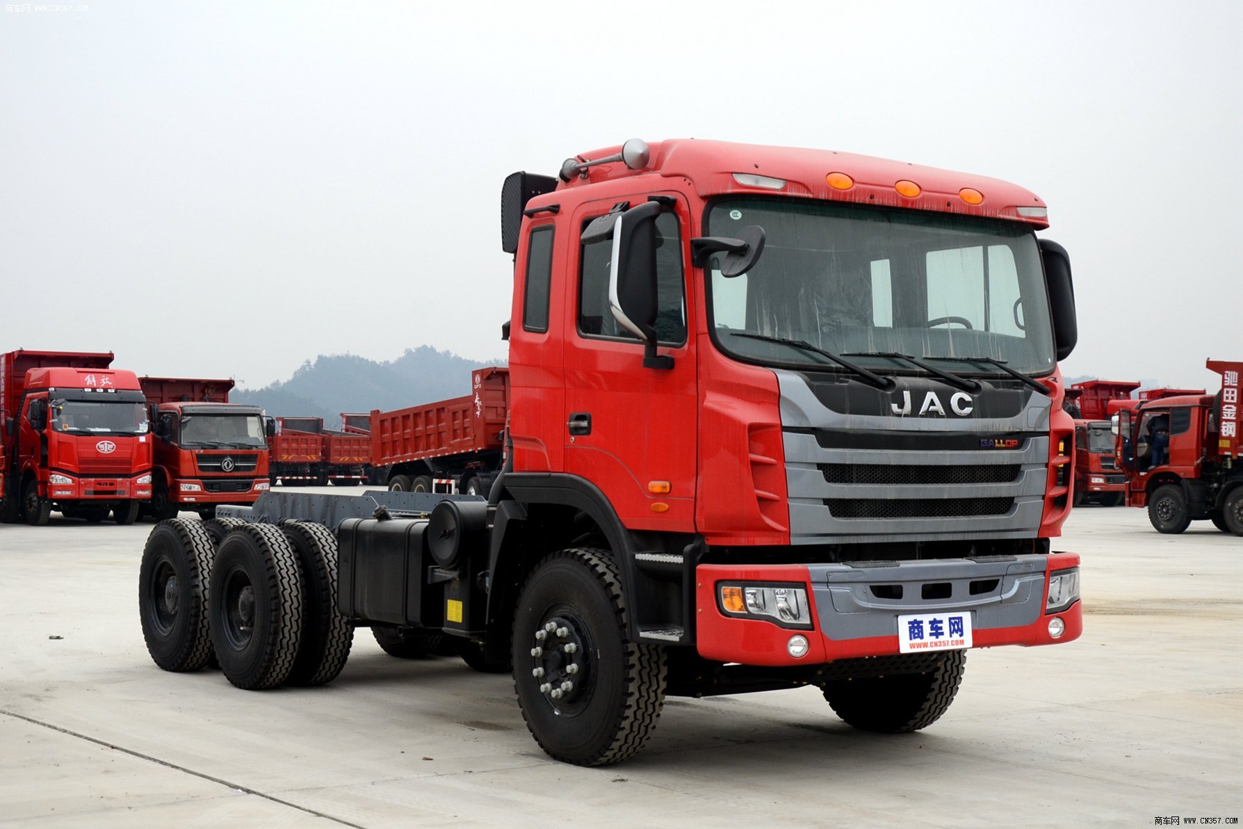 江淮汽车 格尔发k系 重卡 340马力 6×4 自卸车 hfc3251p1k5e34f