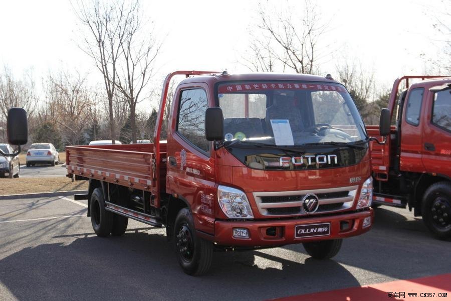 福田 奥铃etx 100马力 厢式 单排 轻卡 bj5049v8bea-6