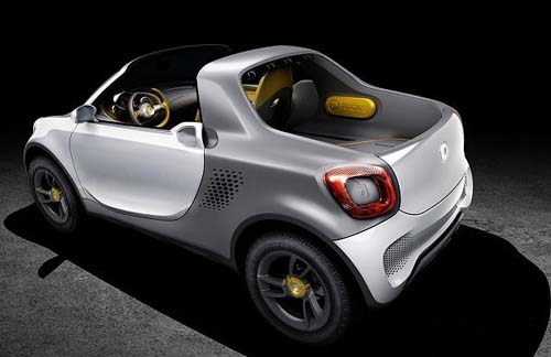 聪明玩乐小皮卡 smart For-Us概念皮卡现身_资讯_商车网