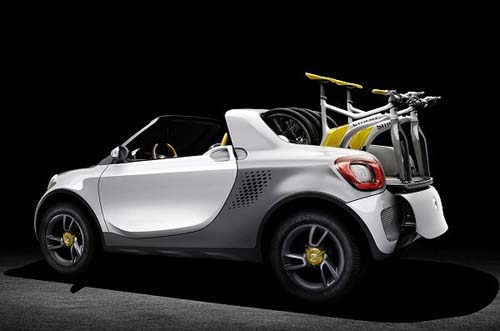 聪明玩乐小皮卡 smart For-Us概念皮卡现身_资讯_商车网