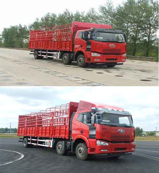 一汽解放 解放j6m 重卡 240马力 6×2 仓栅式 排半 载货车 ca5250ccyp