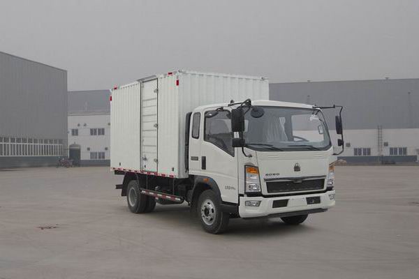 中国重汽 howo 轻卡 170马力 4×2 厢式 单排 载货车 zz5047xxyg3315