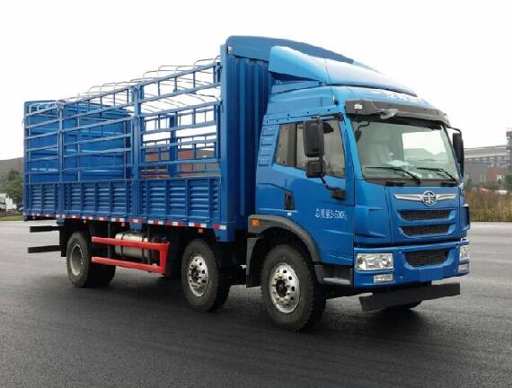 青岛解放 解放龙v 重卡 220马力 6×2 仓栅式 排半 载货车 ca5254ccyp