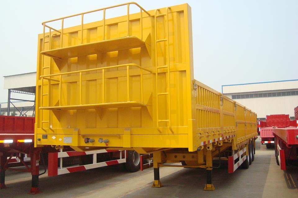 【图】中集东岳 11米栏板半挂车_栏板式半挂车