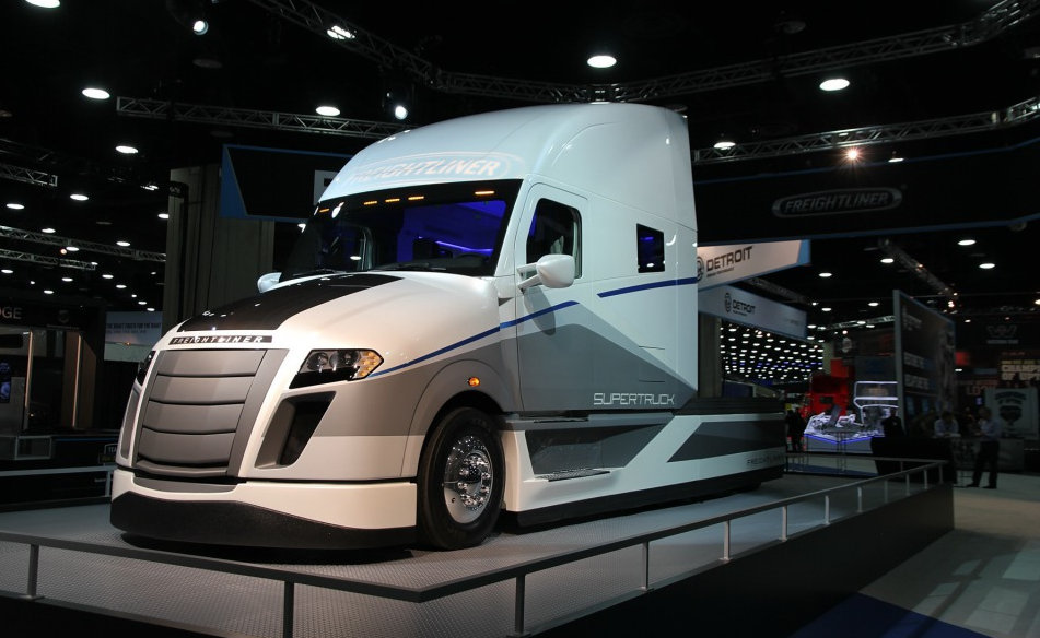 黑亮柔duang 美国中部长头卡车图片展