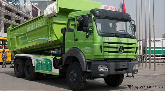 北奔重卡新型渣土车在哈尔滨举行交车仪式