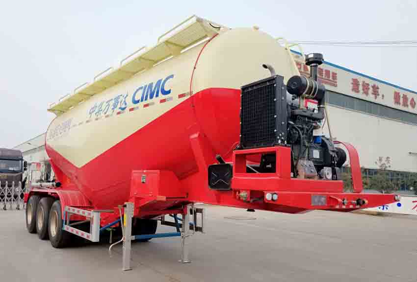万事达中密度粉粒物料运输半挂车 SDW9405GFLA