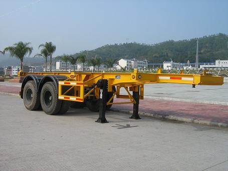 闽兴骨架式集装箱运输半挂车 fm9281tjz