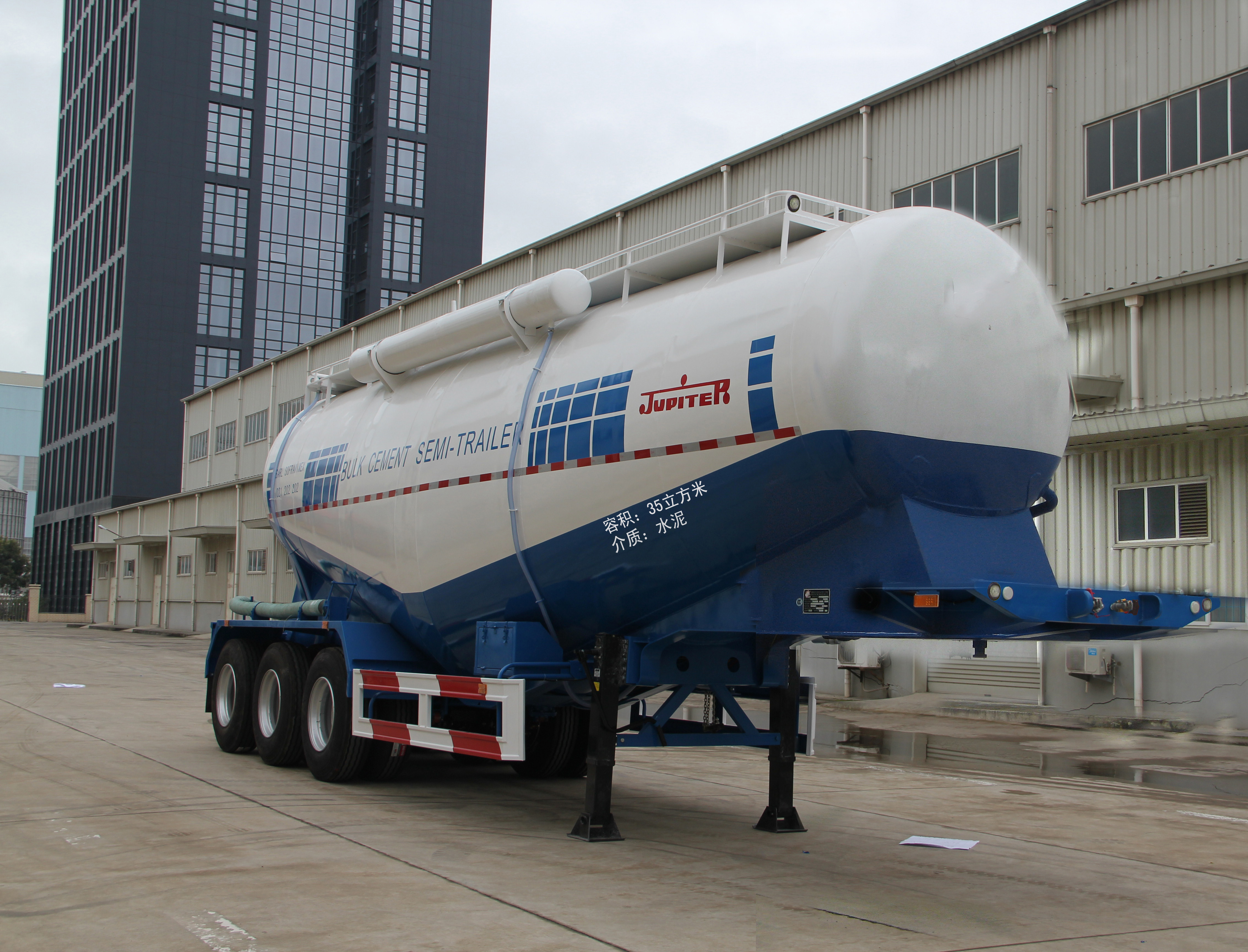 大力士散装水泥运输半挂车 ftw9404gsn