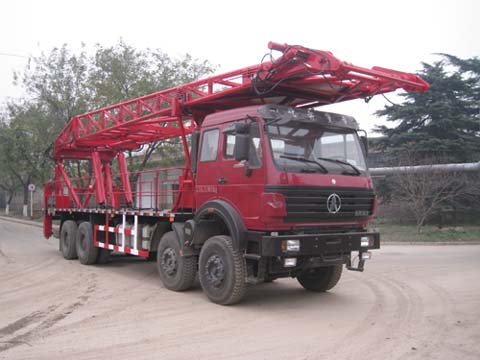 中油立放井架车 zyt5310tlf18