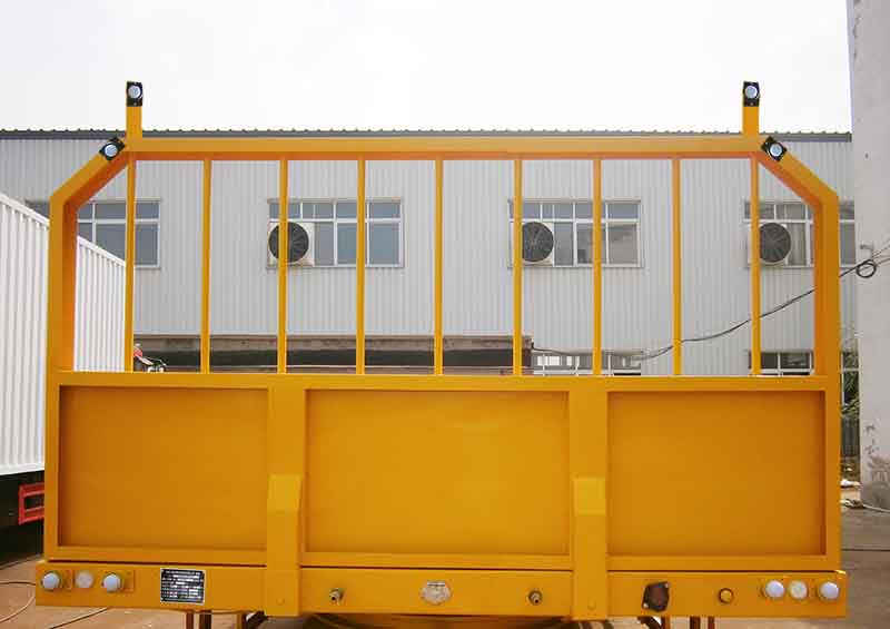 天野平板式牵引杆挂车 sty9200tpb