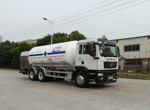圣达因低温液体运输车 sdy5262gdyy