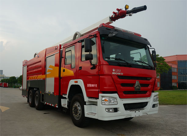 金盛盾举高喷射消防车 jdx5310jxfjp20/h5