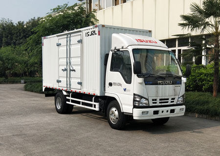 庆铃汽车五十铃600p130马力厢式单排载货车ql5040xxya5haj