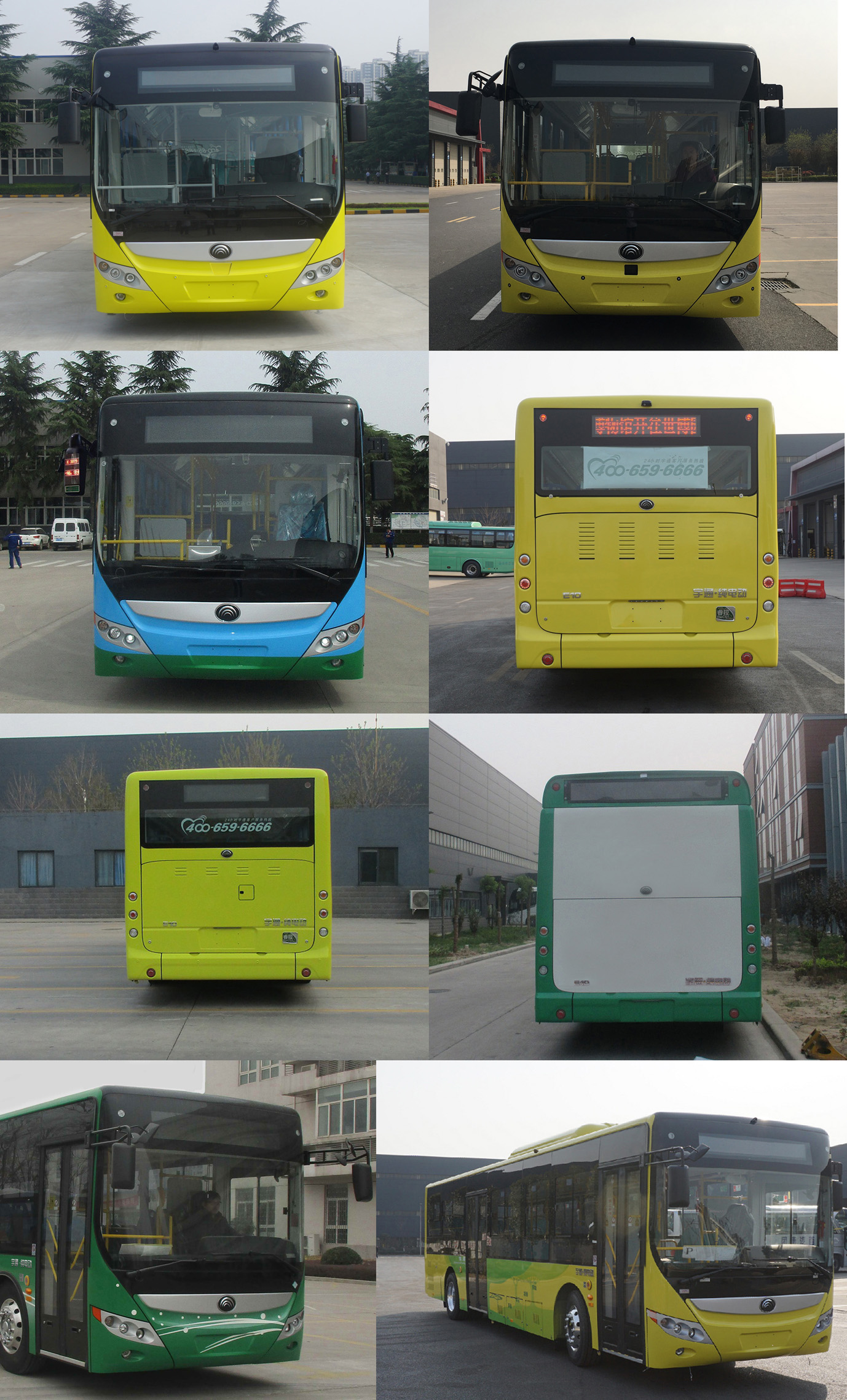 宇通纯电动城市客车 zk6105bevg60