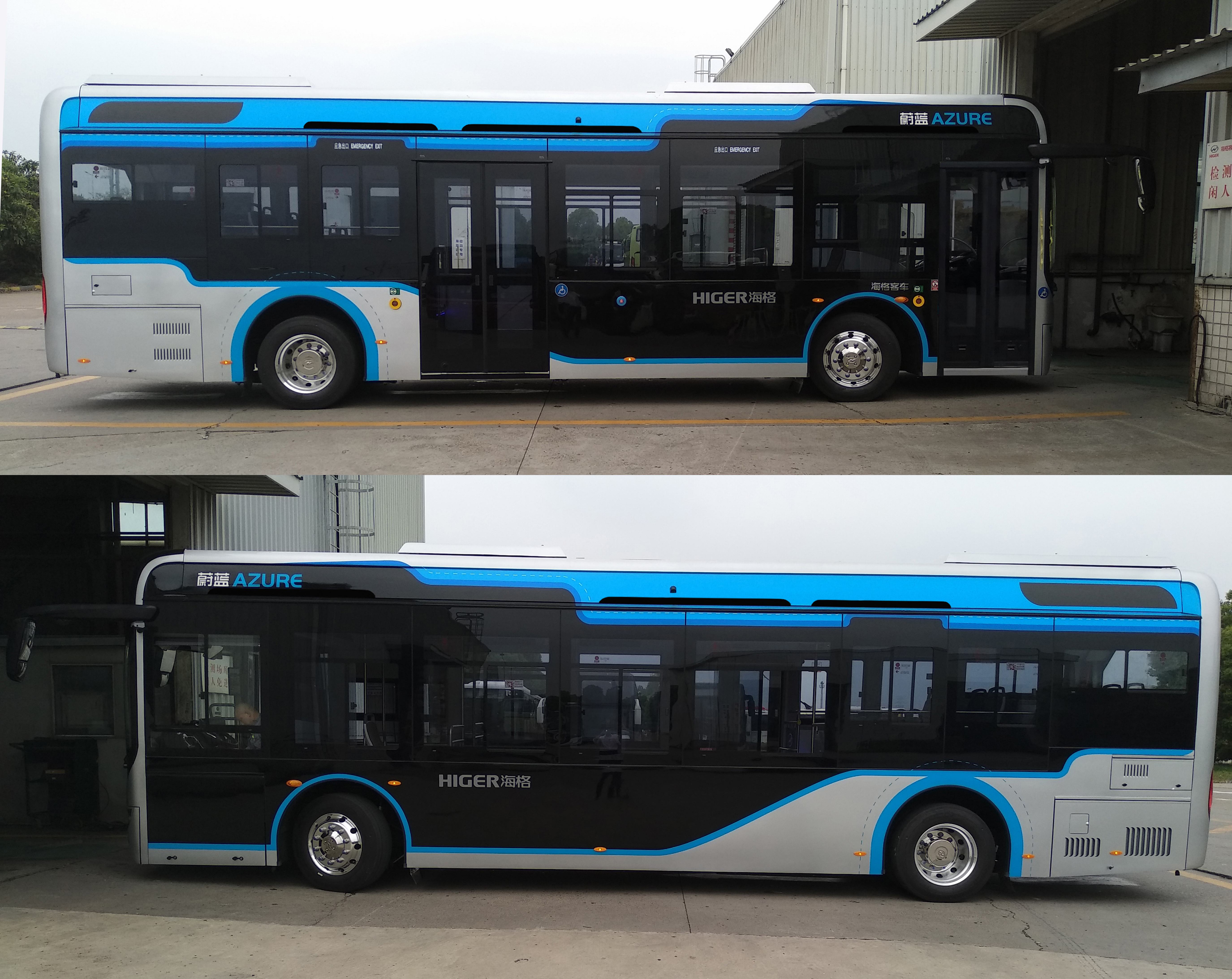 海格纯电动城市客车 klq6106gaevn2