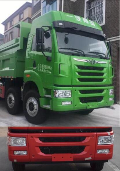 青岛解放 解放天v 重卡 375马力 8×4 自卸车(ca3310p2k2l4t4e5a80)