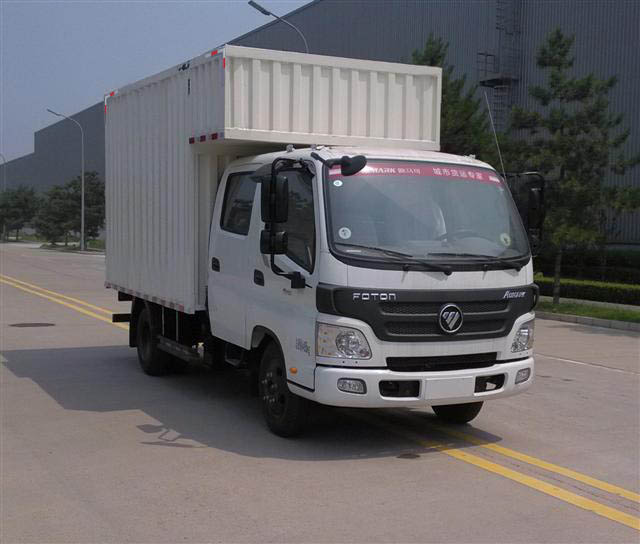 福田汽车欧马可1150马力厢式双排载货车bj5049xxya2