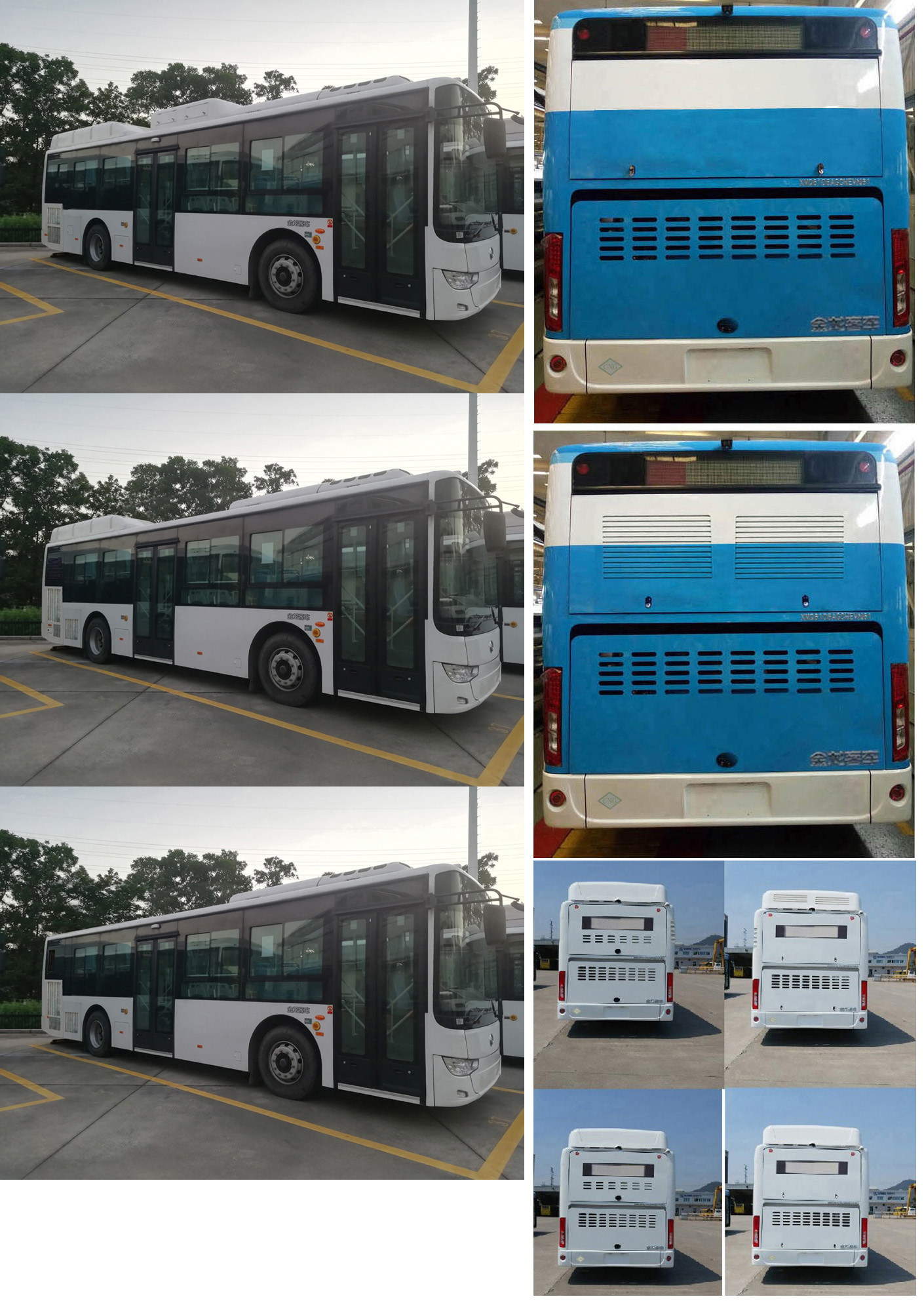 金龙插电式混合动力城市客车 xmq6106agchevn61
