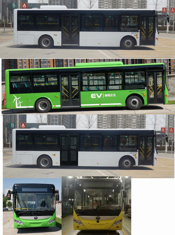 宇通纯电动城市客车 zk6105bevg66