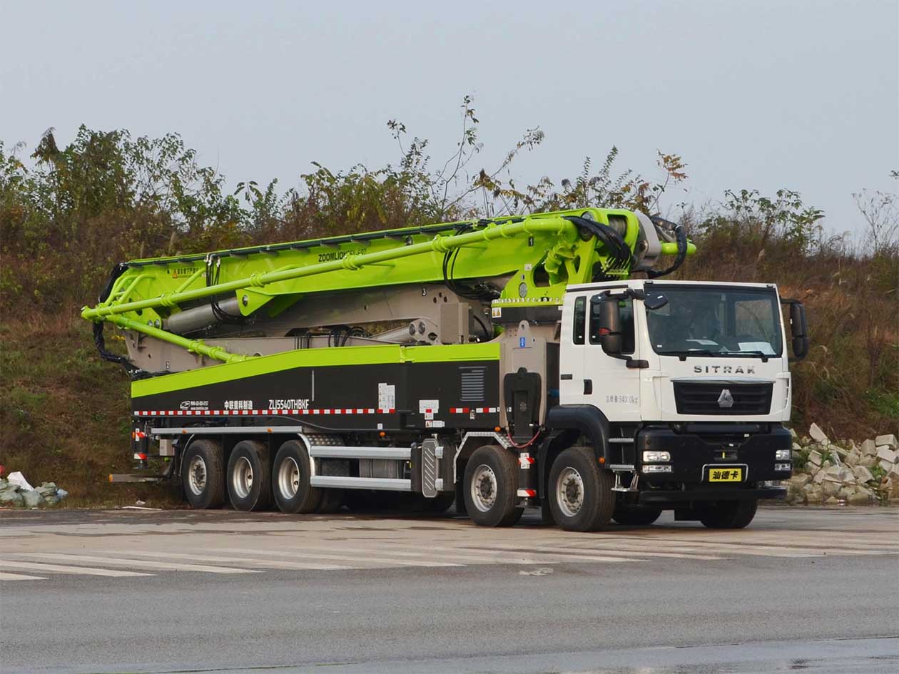 中联混凝土泵车 zlj5540thbkf