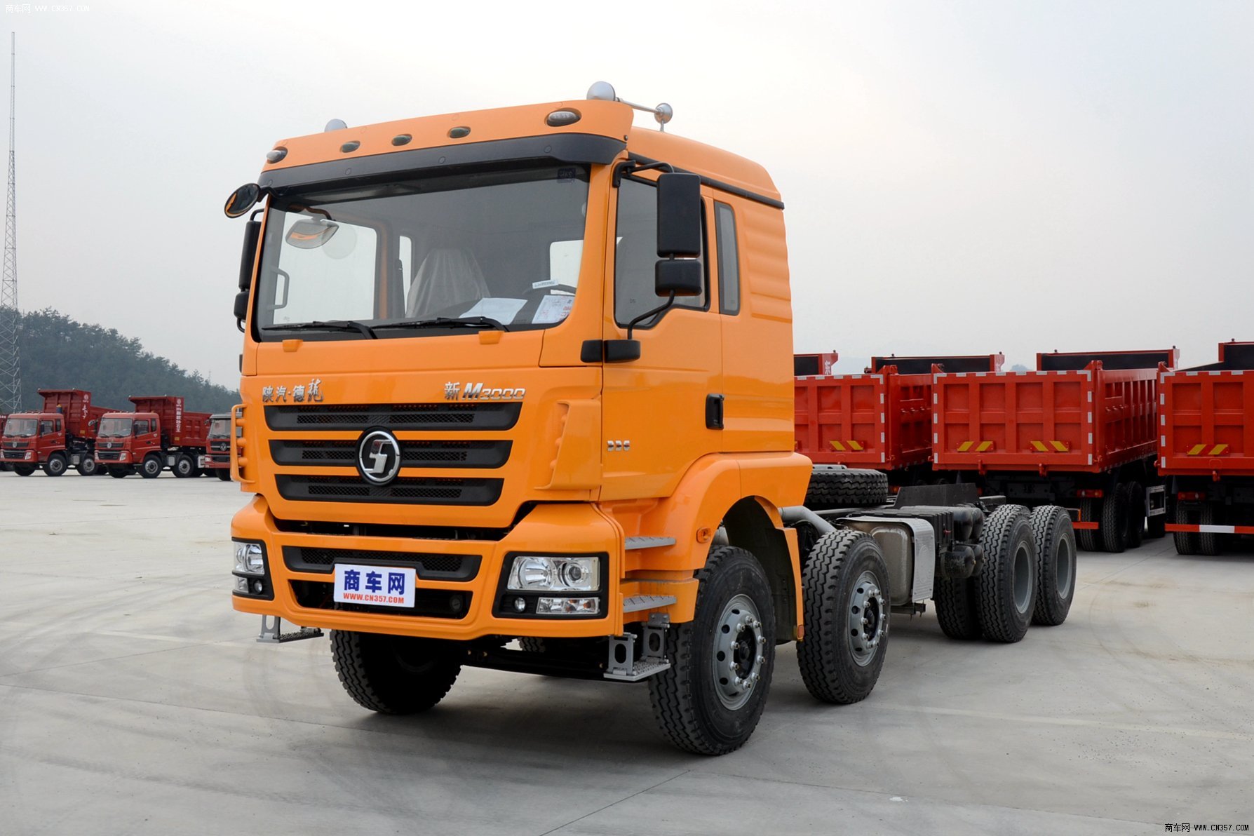 陕汽 德龙m3000 重卡 336马力 8×4 自卸车 sx3316hr346
