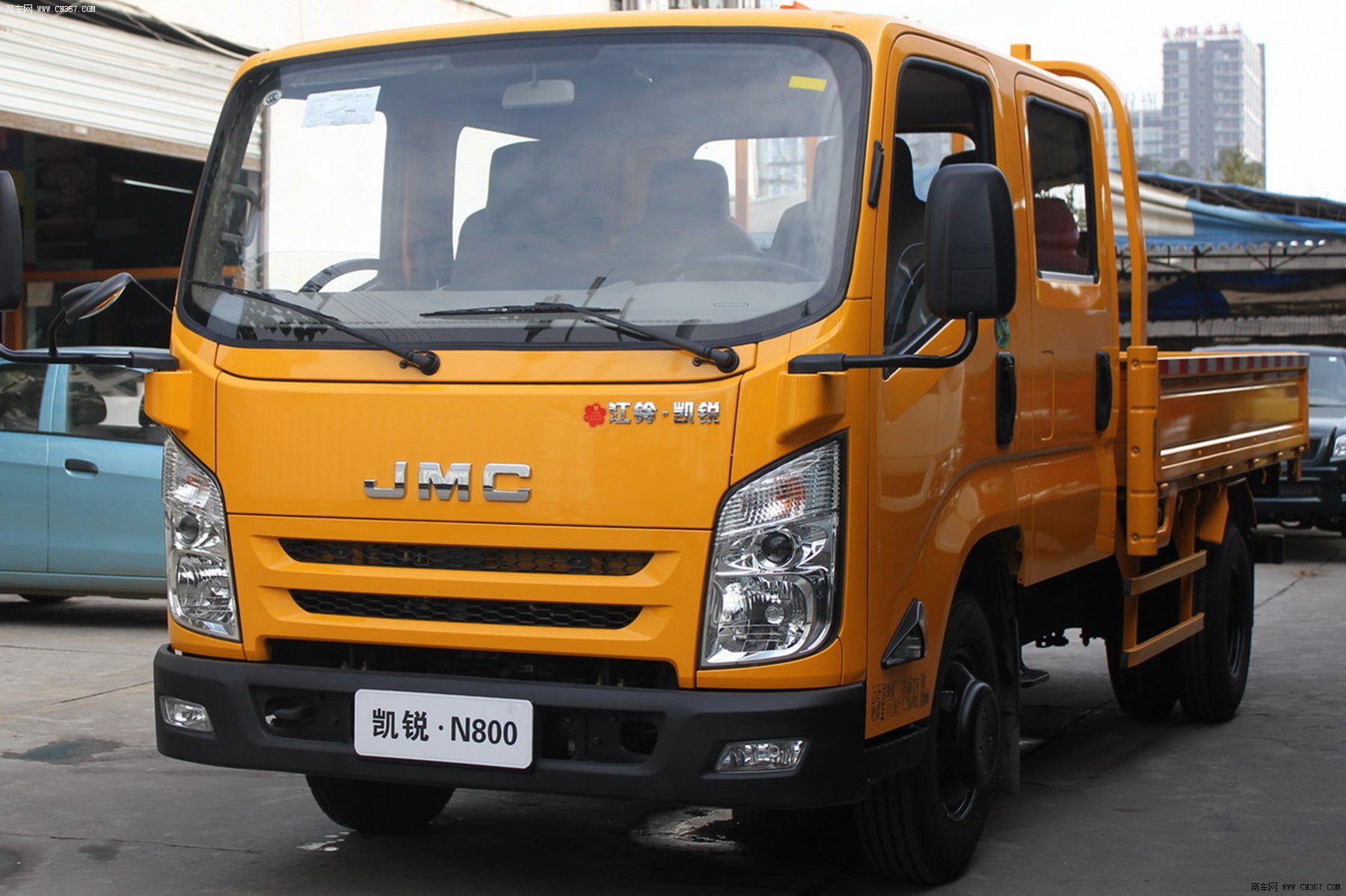 江铃 凯锐800 120马力 双排栏板轻卡(jx1043tsg24)