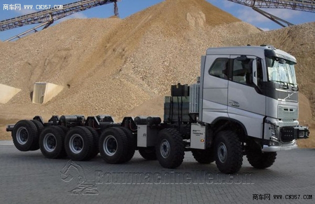 沃尔沃六轴自卸车 首次亮相慕尼黑展会