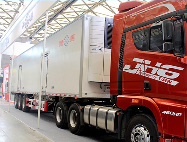 气囊悬挂大单胎 冰熊冷藏半挂车仅售41万