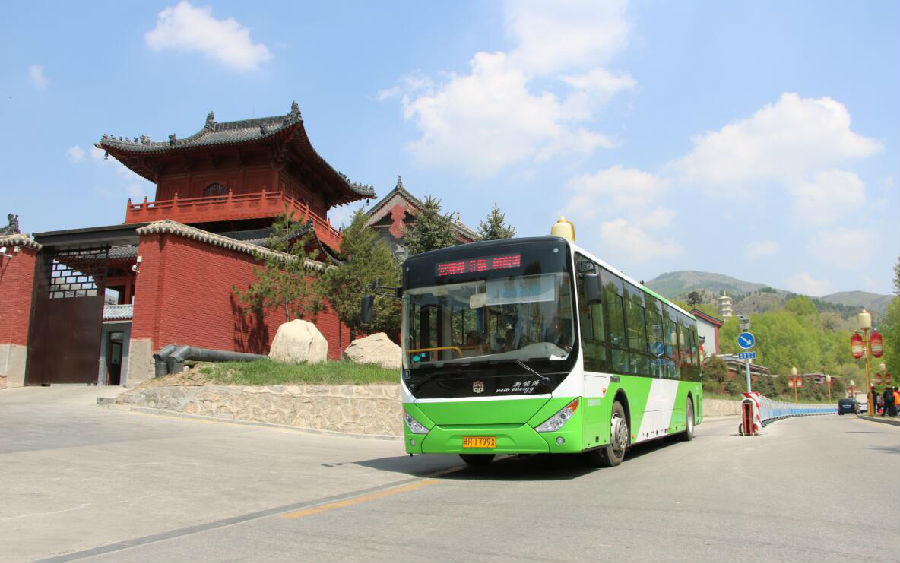 畅行五台山中通客车开旅游名山电动公交应用先河
