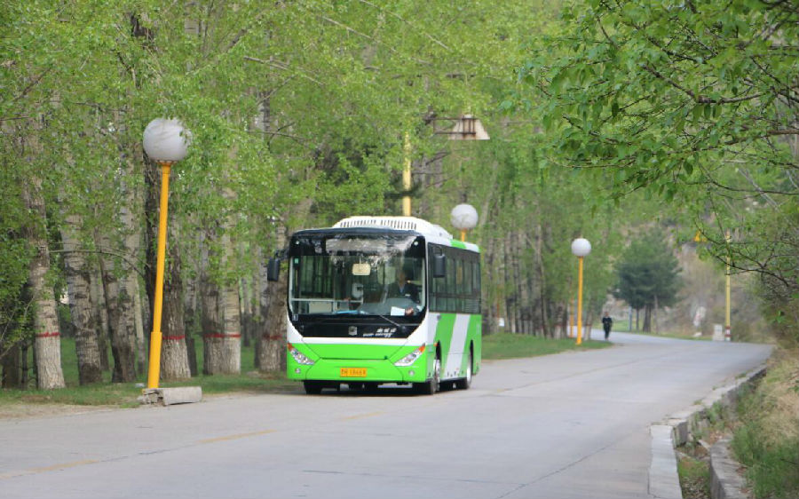 畅行五台山中通客车开旅游名山电动公交应用先河