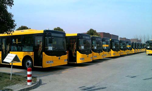 21辆申龙cng公交车交付佛山用户