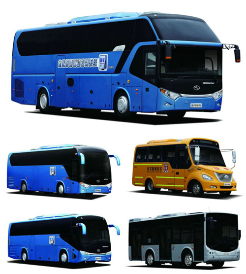 大金龙"五朵金花"绽放2012北京道路运输展