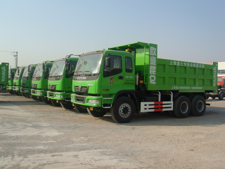 欧曼新型渣土车在京订单剧增