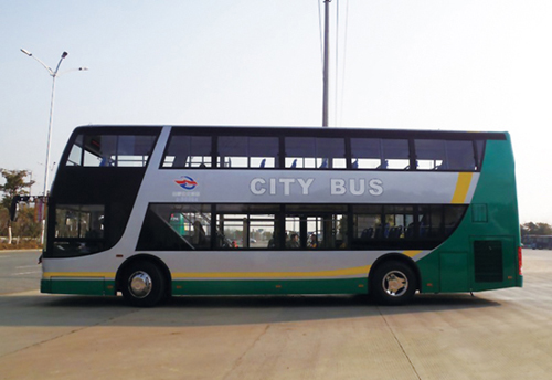 安凯双层公交投入合肥快1线运