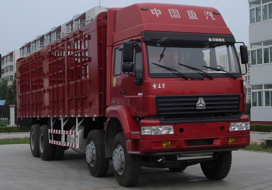 斯达斯太尔仓栅式运输车 zz5311clxn4661c