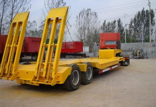 【图】梁山恒通 13米 轻量化 挖掘机运输车_低平板半挂车_半挂车_全
