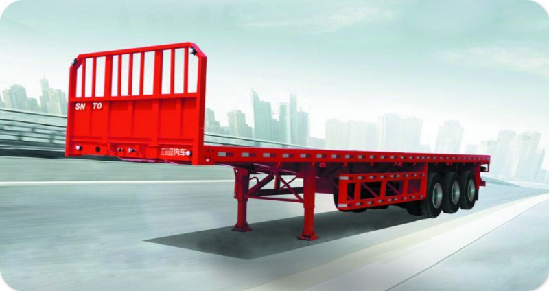 梁山大宇 13米 轻量化 平板式半挂车