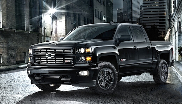 芝加哥车展 雪佛兰推新silverado 1500 午夜版