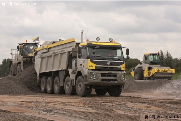 沃尔沃六轴自卸车 首次亮相慕尼黑展会